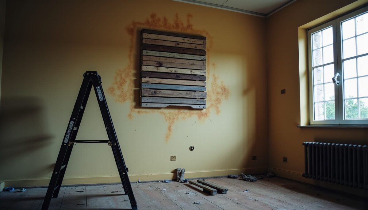 Transformer un mur avec des palettes pour créer un support TV unique : guide étape par étape