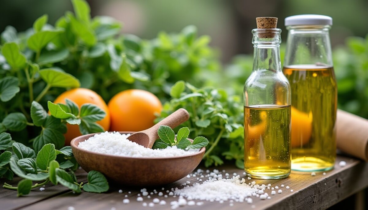 Désherbant écologique : comment doser vinaigre, sel et liquide vaisselle pour un jardin sain