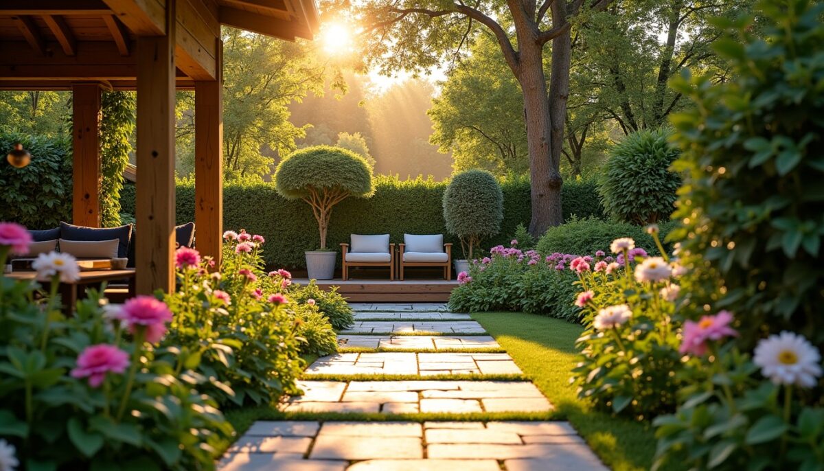 Aménager un havre de paix en plein air : l'art de marier jardin et terrasse avec élégance