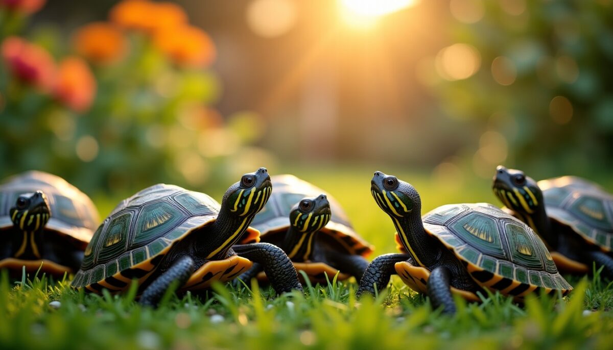 Noms de tortues célèbres : inspirations originales pour baptiser votre fidèle compagnon