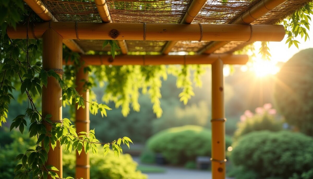Pergola en bambou : le guide ultime pour choisir et installer votre havre de paix naturel