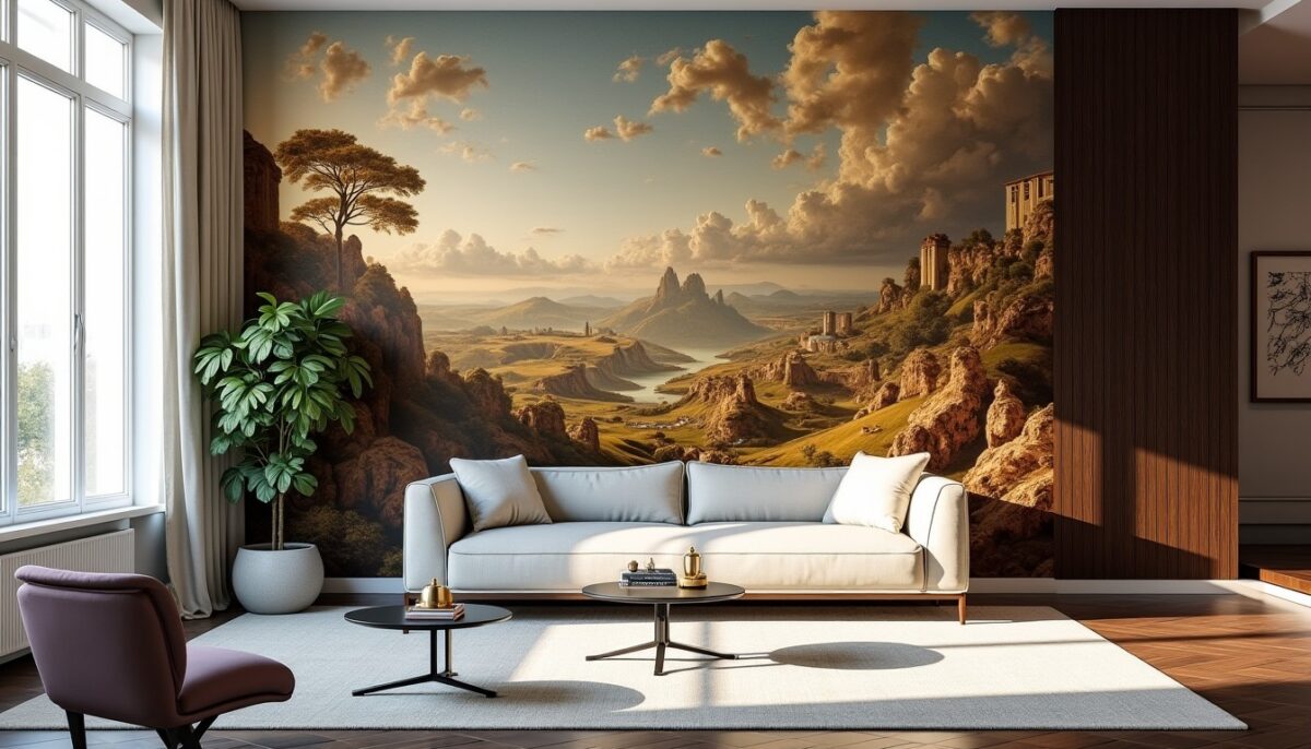 Papier peint panoramique : métamorphosez vos murs en véritables fresques d'art grandiose